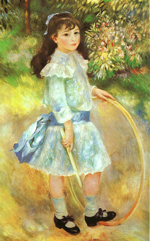 Pierre Renoir Girl with a Hoop Germany oil painting art